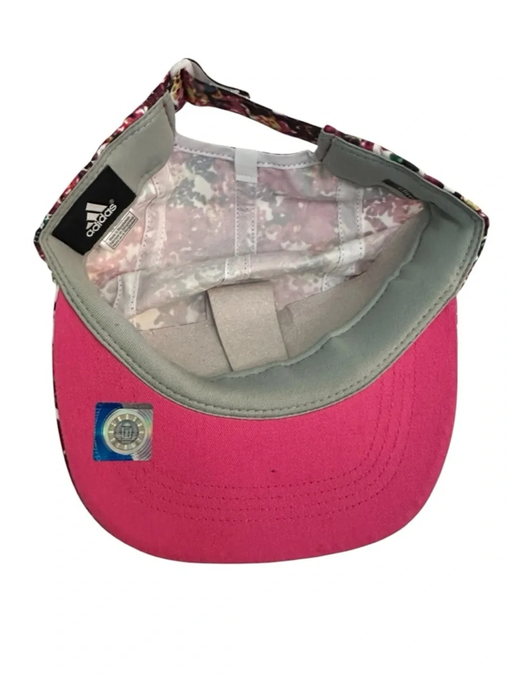 Adidas Climalite Floral Snapback Hat One Size Pink Multicolor - Picture 4 of 6